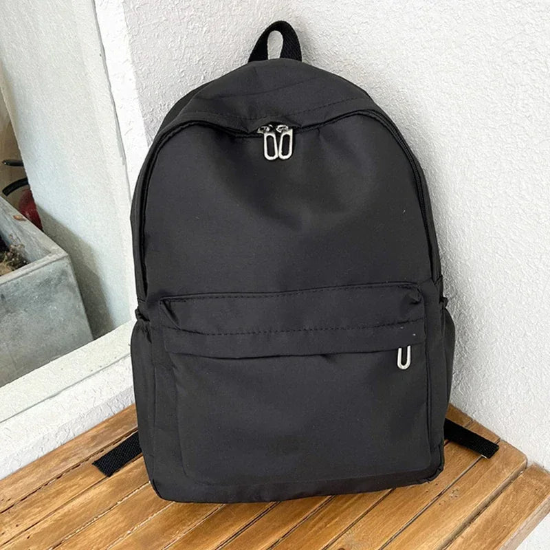High-Quality Waterproof Nylon Backpack for Women – Travel & School Bookbag